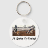 Team Ropers Sleutelhanger (Voorkant)