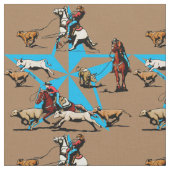 Team Roping Calf Roping Rodeo Westerne verbinding Stof (Close Up)