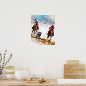 Team Roping Poster (Keuken)