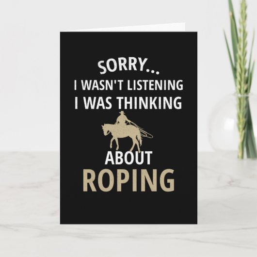 Team Roping | Rodeo Roper Horse Roping Calf Roper Kaart (Voorkant)