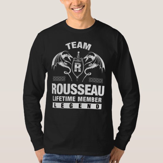 Team Rousseau Lifetime Lid T-shirt (Voorkant)