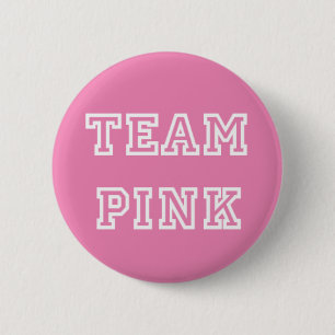 Team Roze Gender onthullen Button