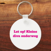 Team Roze - Gender Reveal Design Sleutelhanger (Achterkant)