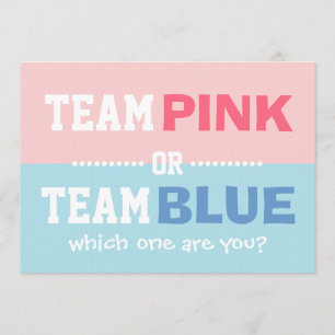 Team Roze of Team Blue Baby Party onthullen Kaart