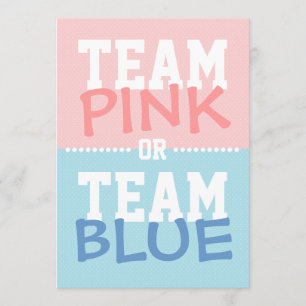 Team Roze of Team Blue Baby Party onthullen Kaart