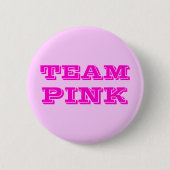 Team Roze Ronde Button 5,7 Cm (Voorkant)