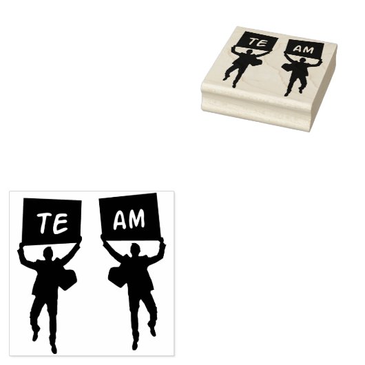 Team Rubber Stamp Rubberstempel (Gestempeld)
