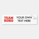 TEAM RUBIO.png Bumpersticker (Voorkant)