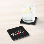 Team Rudolf Kerst Motief Bier Onderzetter (Rechterzijde)
