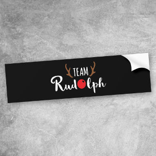 Team Rudolf Kerst Motief Bumpersticker