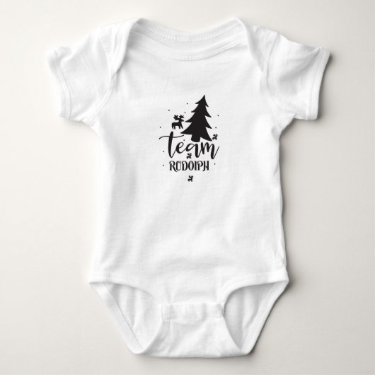 Team Rudolph Baby Bodysuit (Voorkant)
