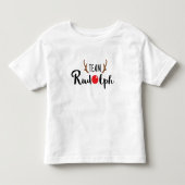 Team Rudolph Familie Kerstontwerp Kinder Shirts (Voorkant)