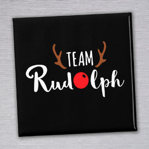 Team Rudolph Kerst Motief Magneet
