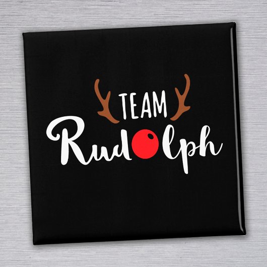 Team Rudolph Kerst Motief Magneet