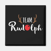 Team Rudolph Kerst Motief Magneet (Voorkant)
