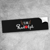 Team Rudolph KerstMotif Bumpersticker