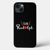 Team Rudolph KerstMotif Case-Mate iPhone Case (Achterkant)