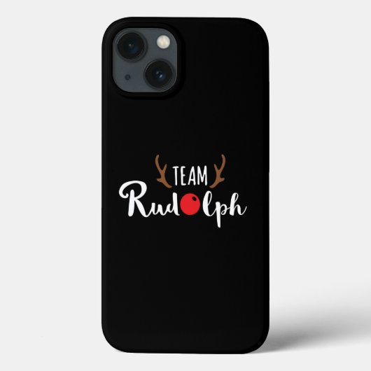 Team Rudolph KerstMotif Case-Mate iPhone Case (Achterkant)
