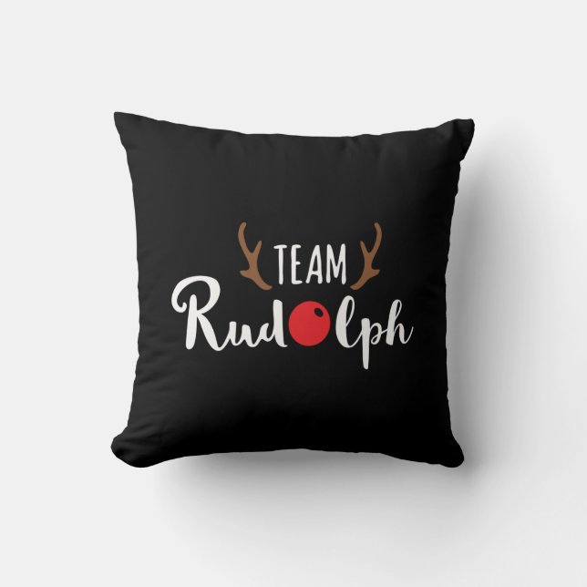 Team Rudolph KerstMotif Kussen (Voorkant)