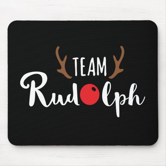 Team Rudolph KerstMotif Muismat (Voorkant)