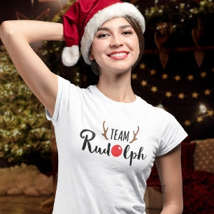 Team Rudolph - Kerstteamlogo T-shirt