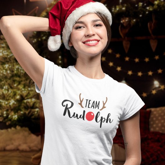 Team Rudolph - Kerstteamlogo T-shirt