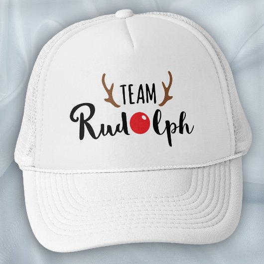 Team Rudolph - Kerstteamlogo Trucker Pet