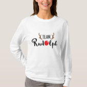 Team Rudolph - Logo kerstteam T-shirt (Voorkant)