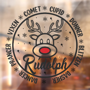 Team Rudolph Raamsticker