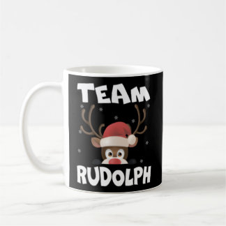 Team Rudolph rendierherten Koffiemok