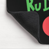 Team Rudolph - Rudolph de rendier met de rode neus Muismat (Hoek)