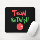 Team Rudolph - Rudolph de rendier met de rode neus Muismat (Met muis)