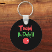Team Rudolph - Rudolph The Red Nose Reindeer Sleutelhanger (Voorkant)