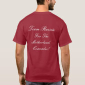 Team Rusland T-shirt (Achterkant)