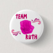 TEAM RUTH RONDE BUTTON 3,2 CM (Voorkant)