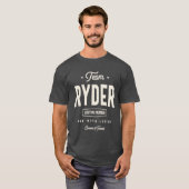 Team Ryder Levenslang Lid Ryder Naam T-shirt (Voorkant volledig)