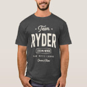 Team Ryder Levenslang Lid Ryder Naam T-shirt (Voorkant)