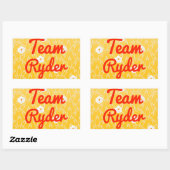 Team Ryder Rechthoekige Sticker (Vel)