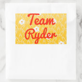 Team Ryder Rechthoekige Sticker (Tas)