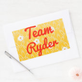 Team Ryder Rechthoekige Sticker (Envelop)