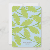 Team Safari Baby shower Invitation Kaart (Achterkant)