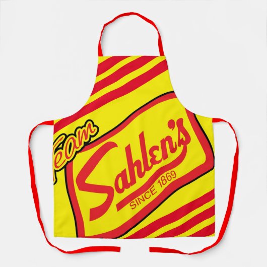 Team Sahlen Apron — volledige afdruk Schort (Voorkant)