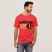 Team Sahlen gestript T-shirt (Voorkant volledig)