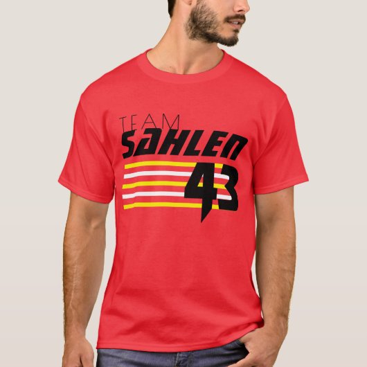Team Sahlen gestript T-shirt (Voorkant)