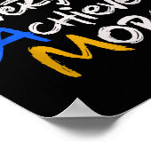 Team Samen Elke Persoon Bereikt Meer Teamwerk Moti Poster (Hoek)