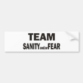 Team Sanity/Fear Bumpersticker (Voorkant)