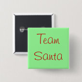 Team Santa Button (Voorkant /achterkant)