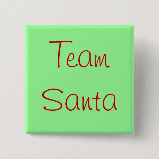 Team Santa Button (Voorkant)