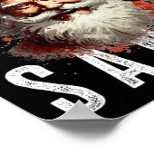 Team Santa Christmas Funny Xmas Santa Claus 3 Poster (Hoek)