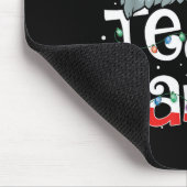 Team Santa Claus Christmas Family Matching Pajama Muismat (Hoek)